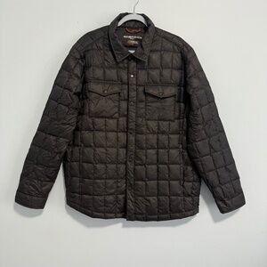 Hawke & Co Men’s Down Quilted Puffer Jacket Packable Black Size XL